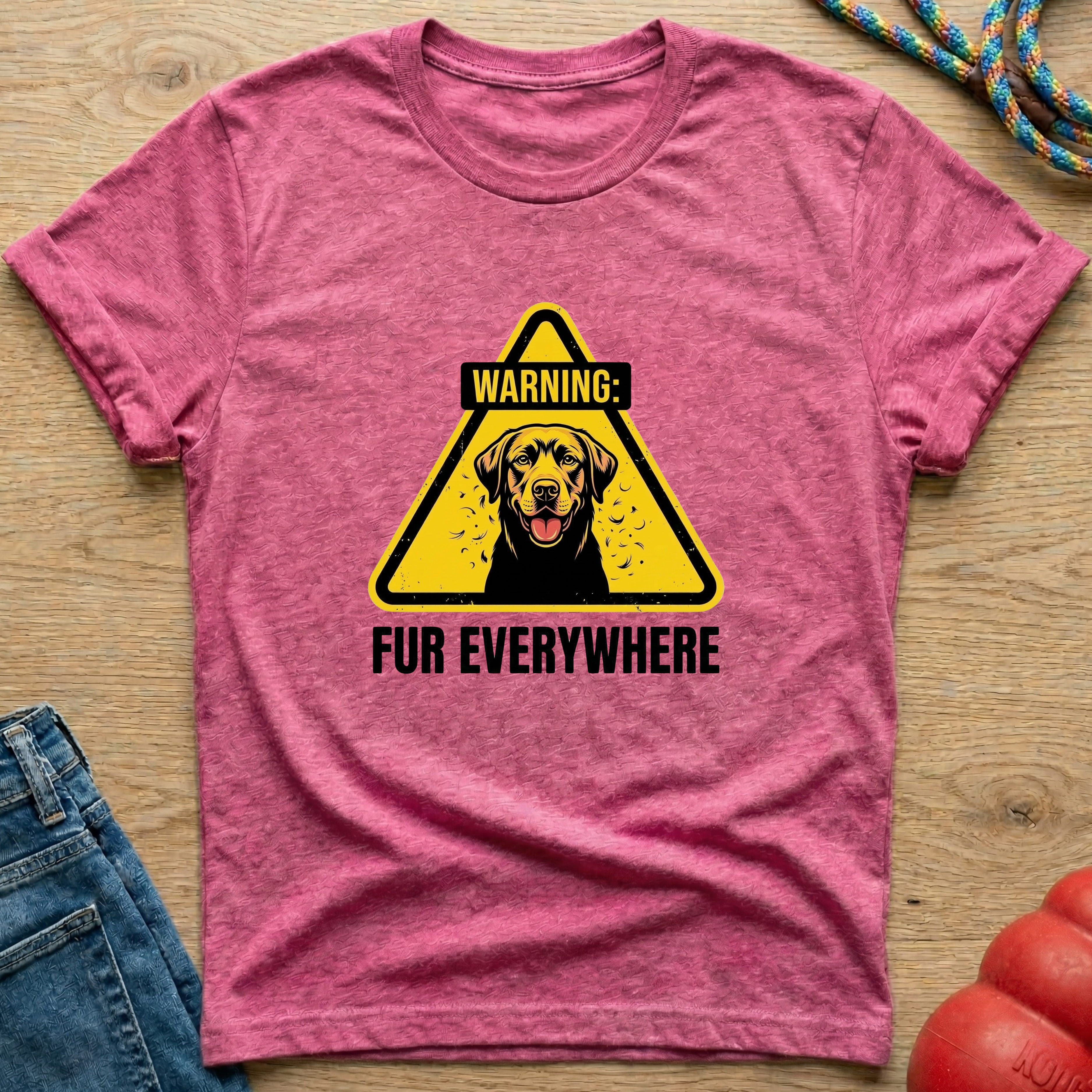 Warning fur everywhere T-Shirt