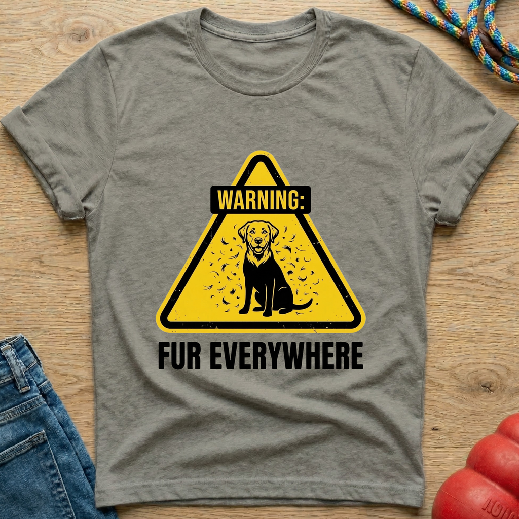 Warning Fur Everywhere T-Shirt