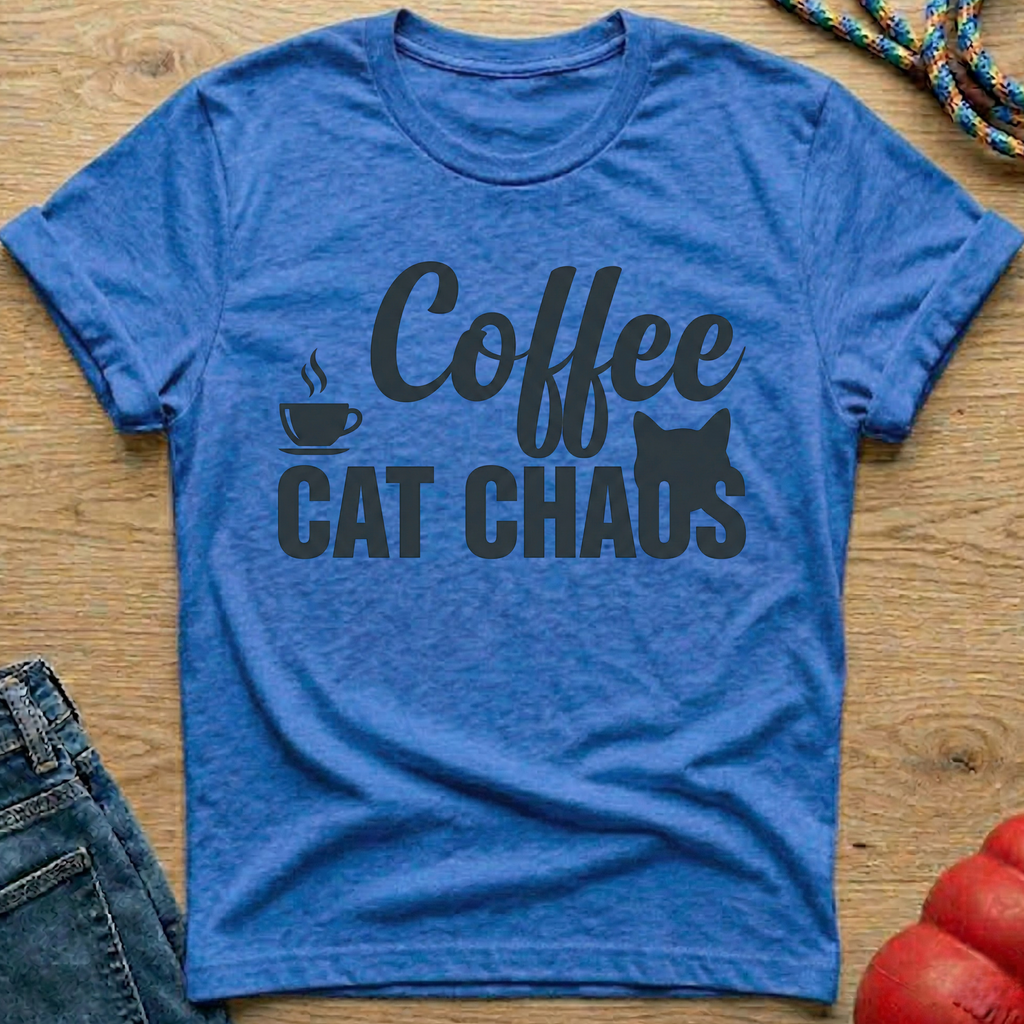 Coffee Cat Chaos T-Shirt