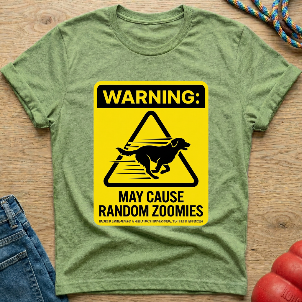 Warning Random Zoomies T-Shirt