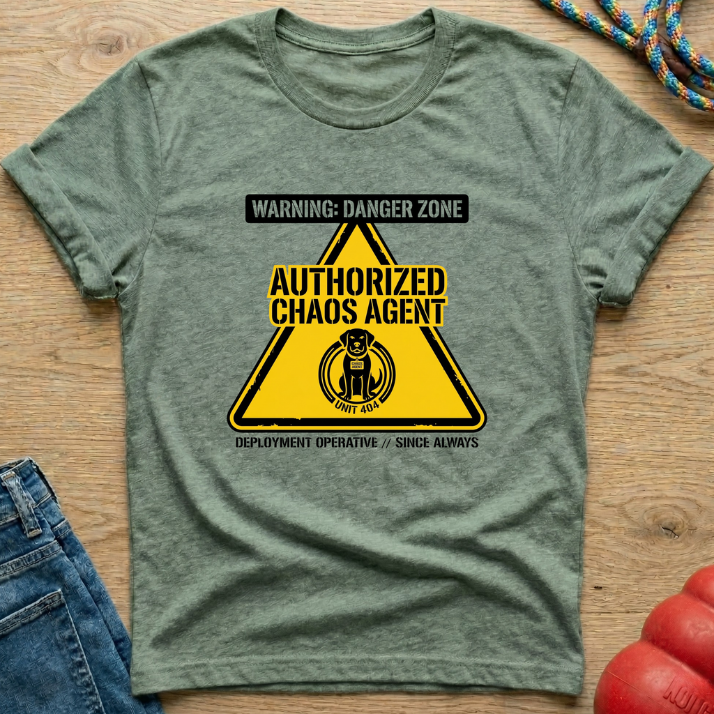 Warning Chaos Agent T-Shirt