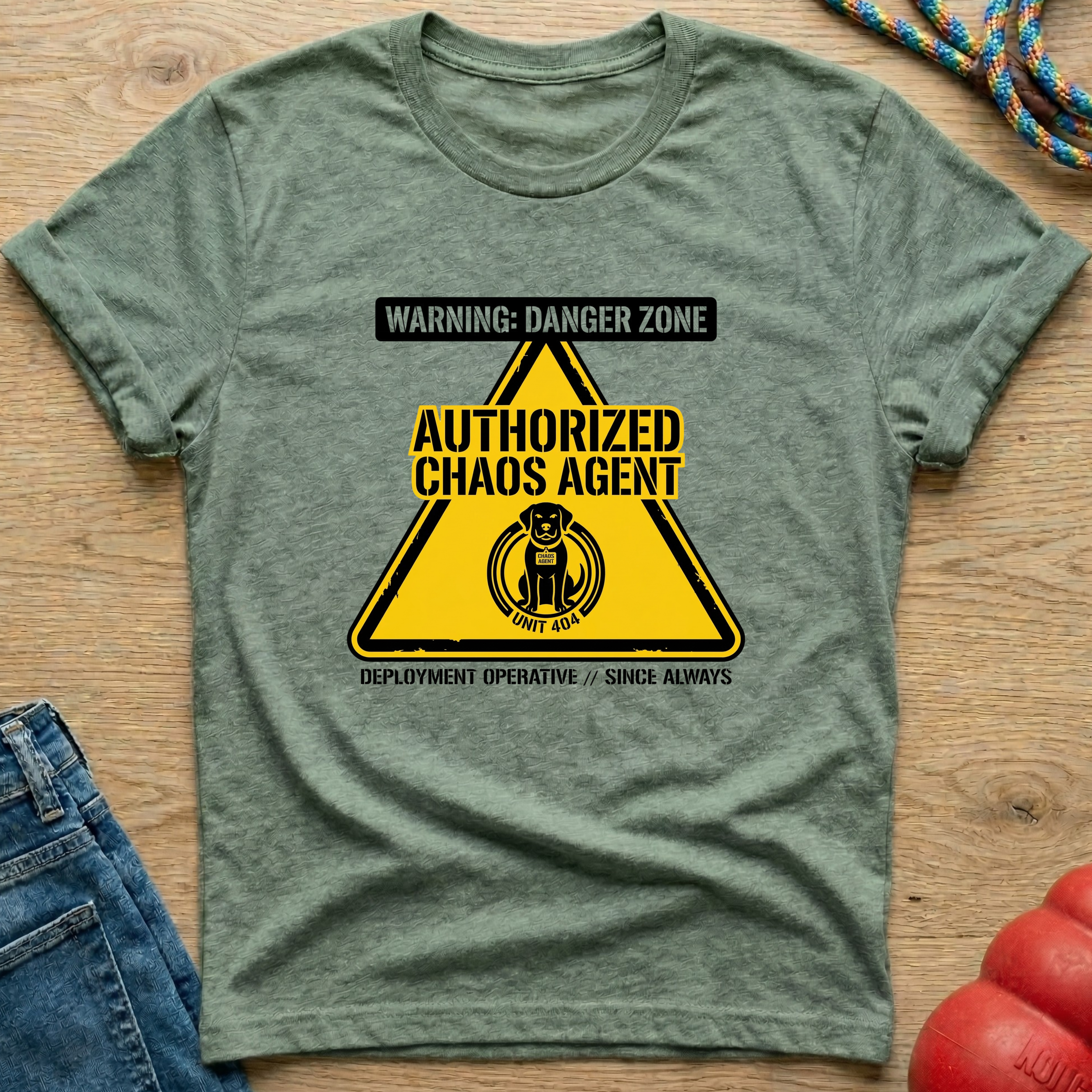 Warning Chaos Agent T-Shirt