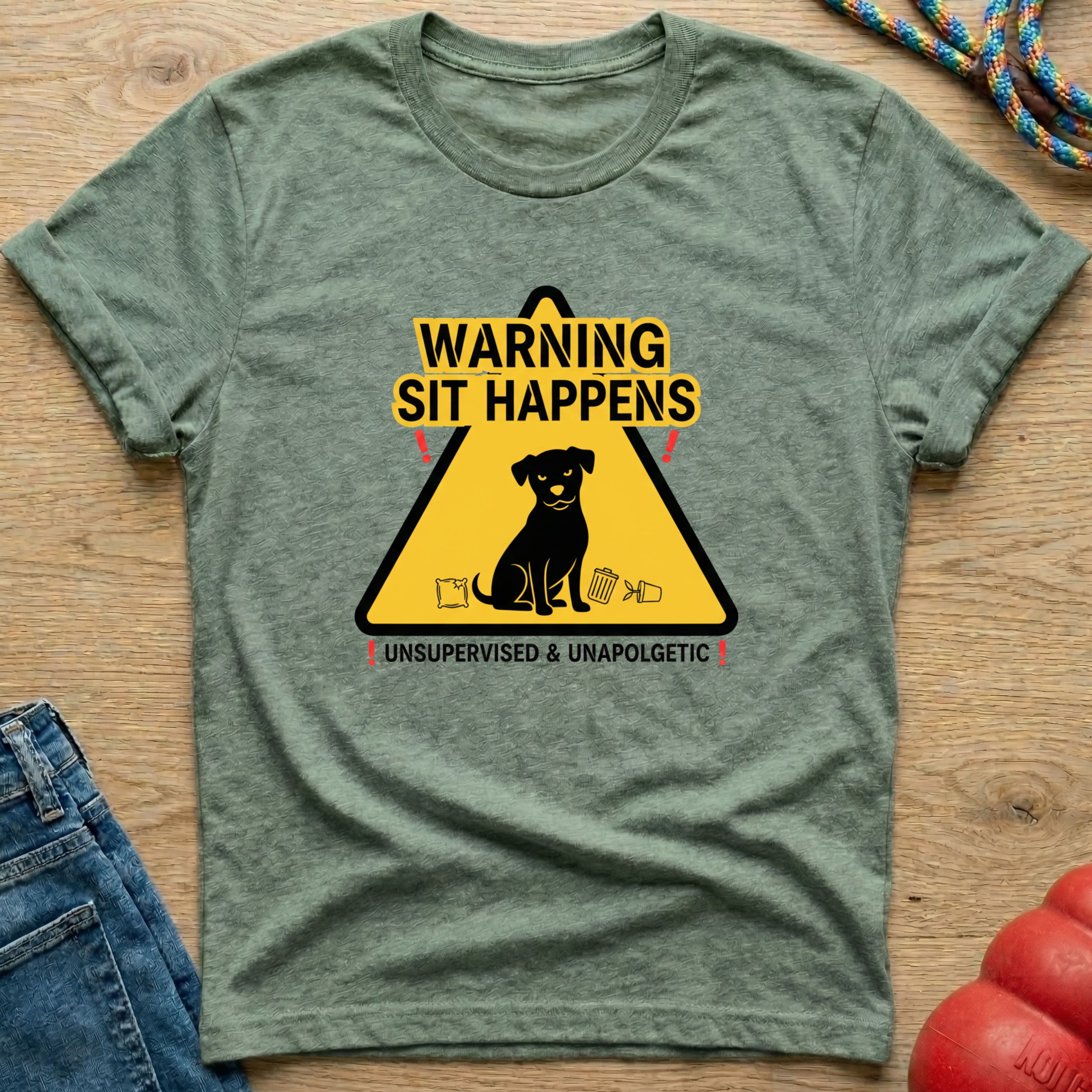 Warning unsupervisedT-Shirt