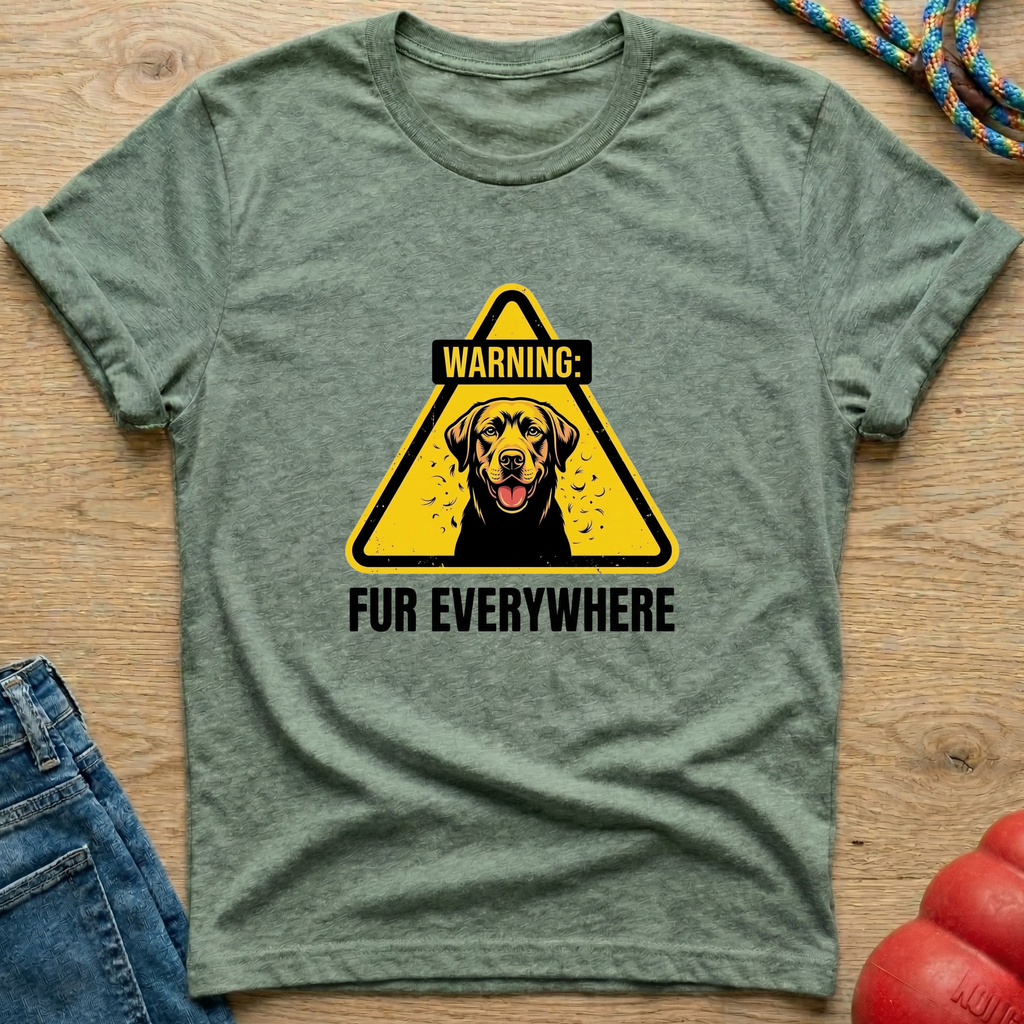 Warning fur everywhere T-Shirt