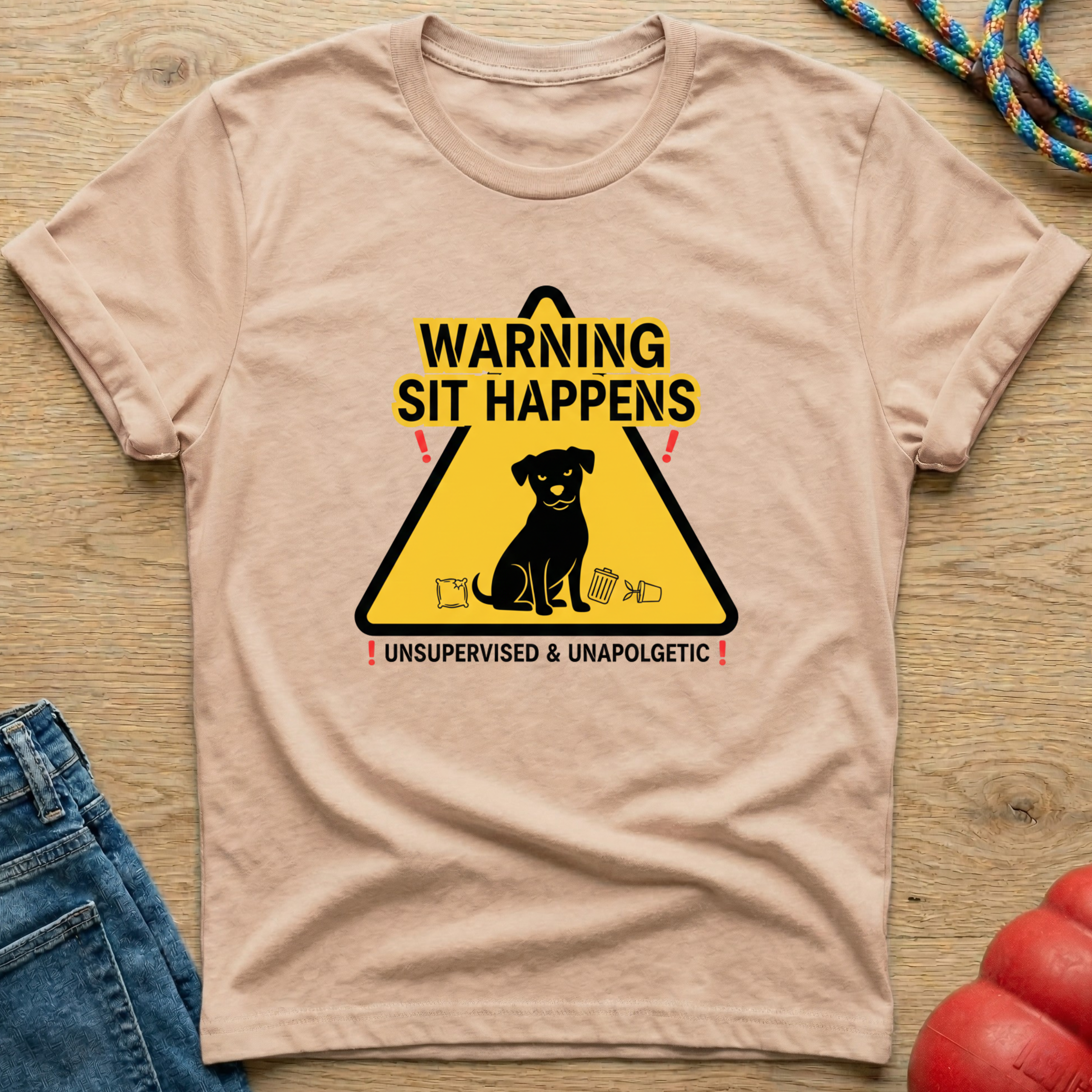 Warning unsupervisedT-Shirt