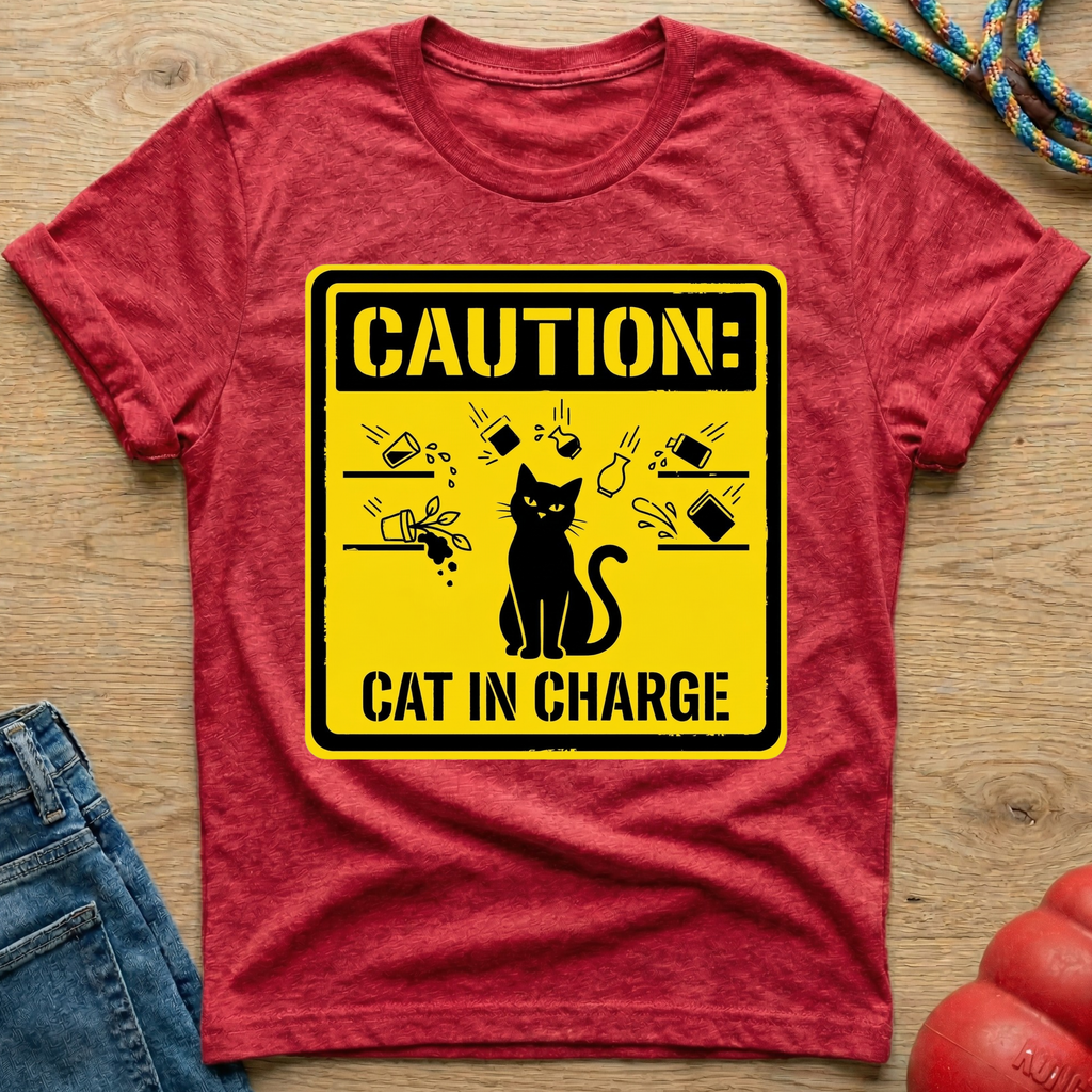 Cat In Charge T-Shirt