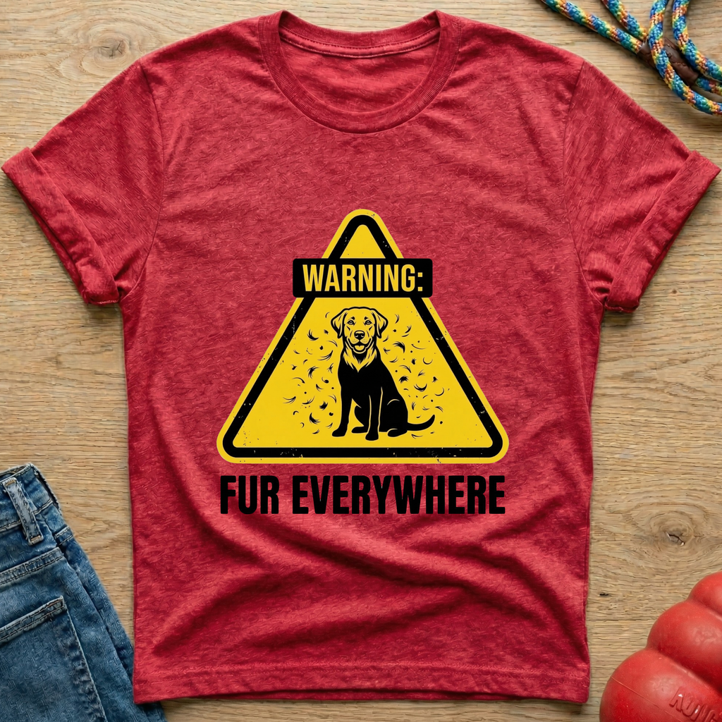 Warning Fur Everywhere T-Shirt