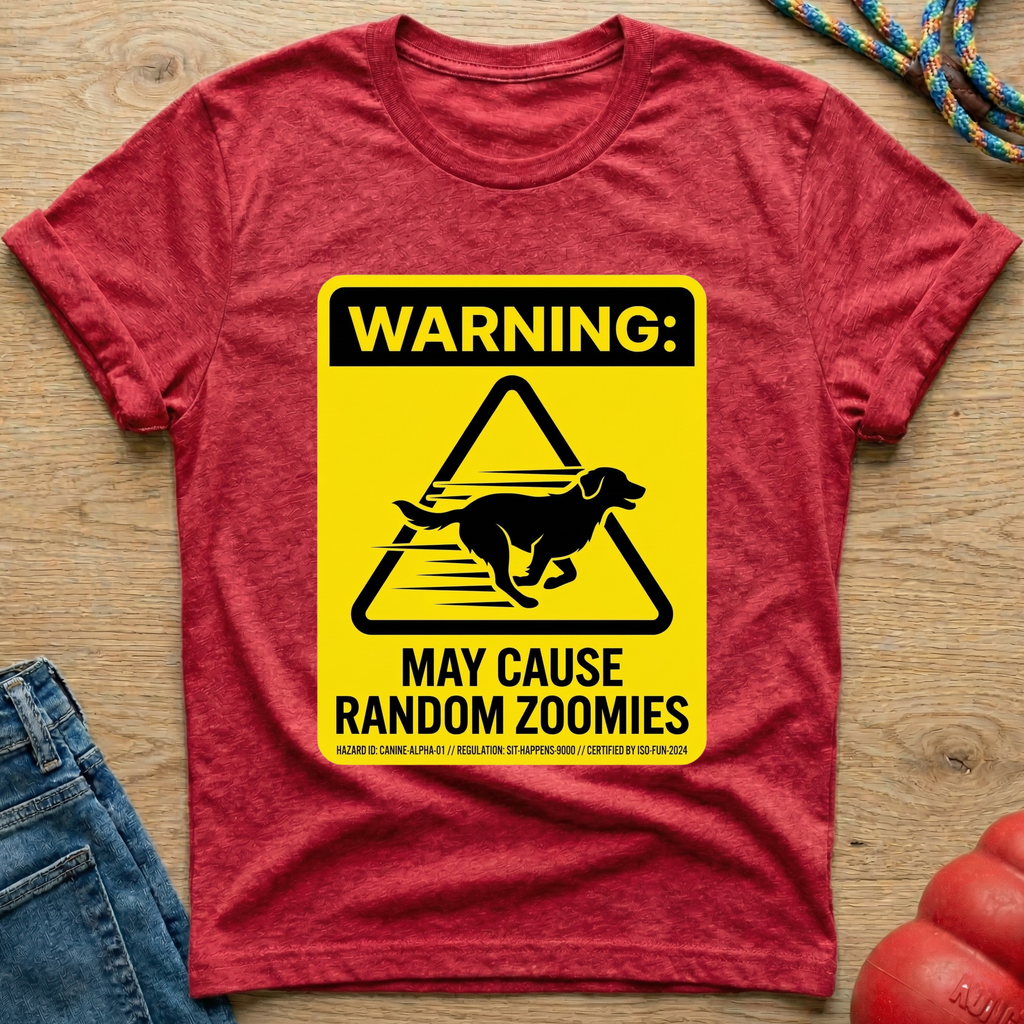 Warning Random Zoomies T-Shirt