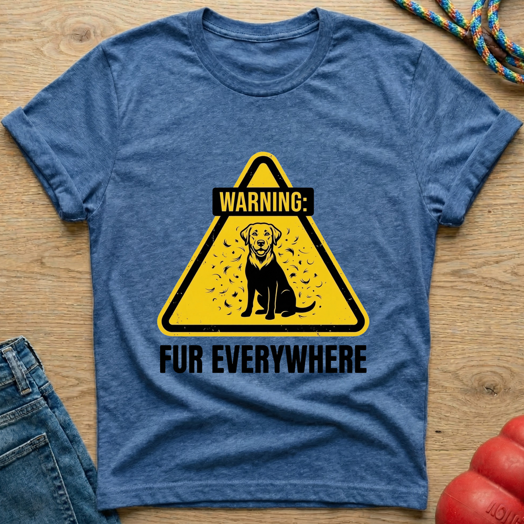 Warning Fur Everywhere T-Shirt