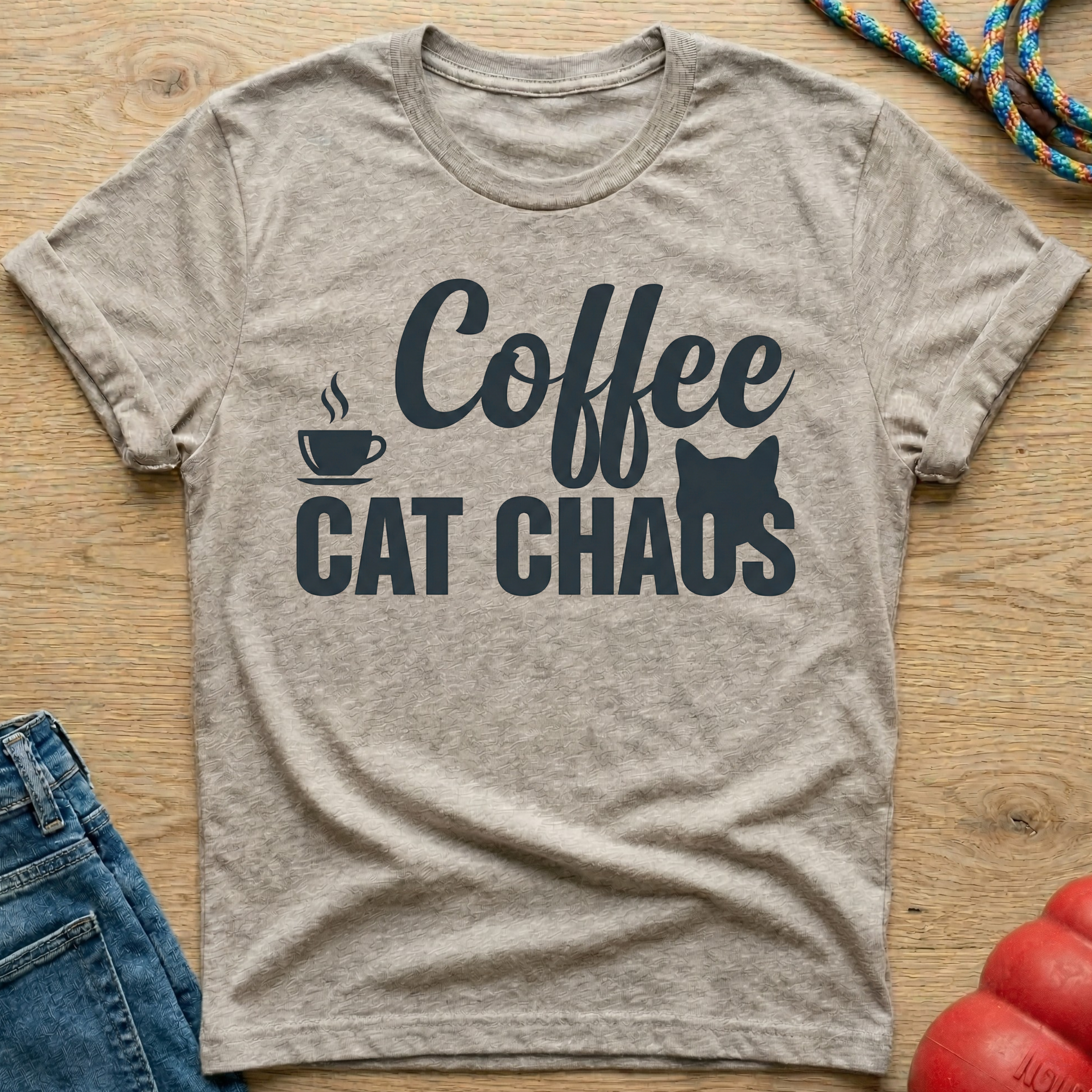 Coffee Cat Chaos T-Shirt