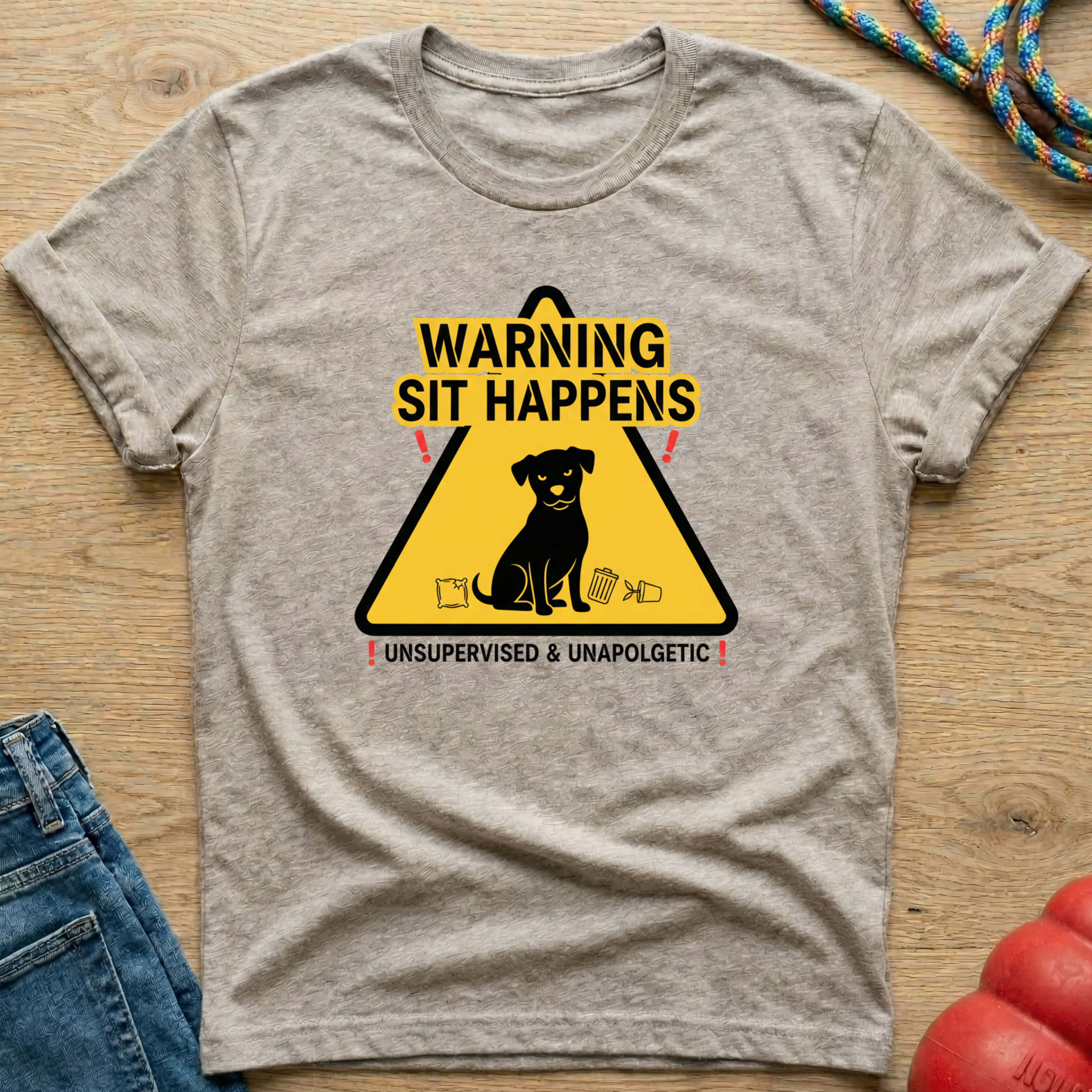Warning unsupervisedT-Shirt