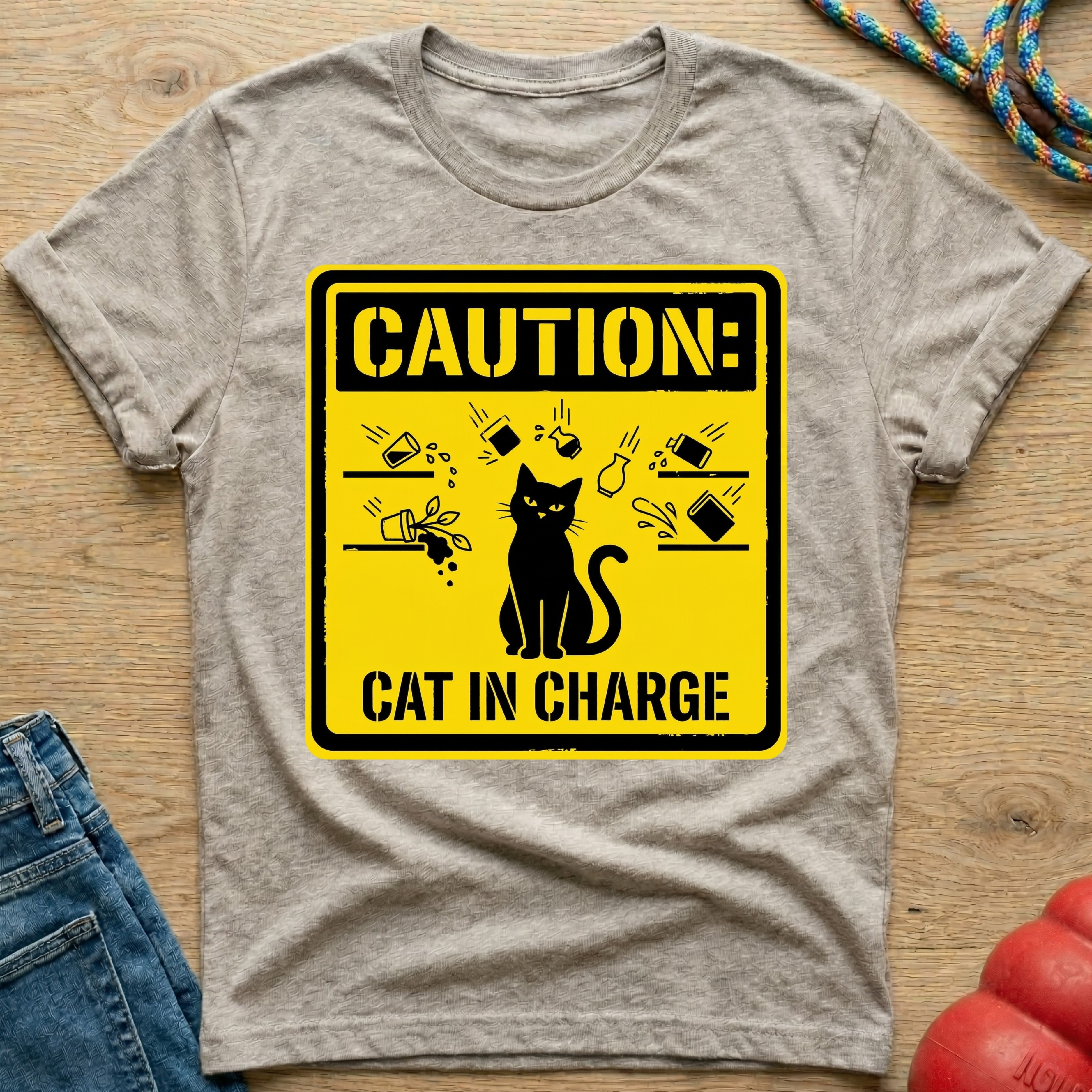 Cat In Charge T-Shirt
