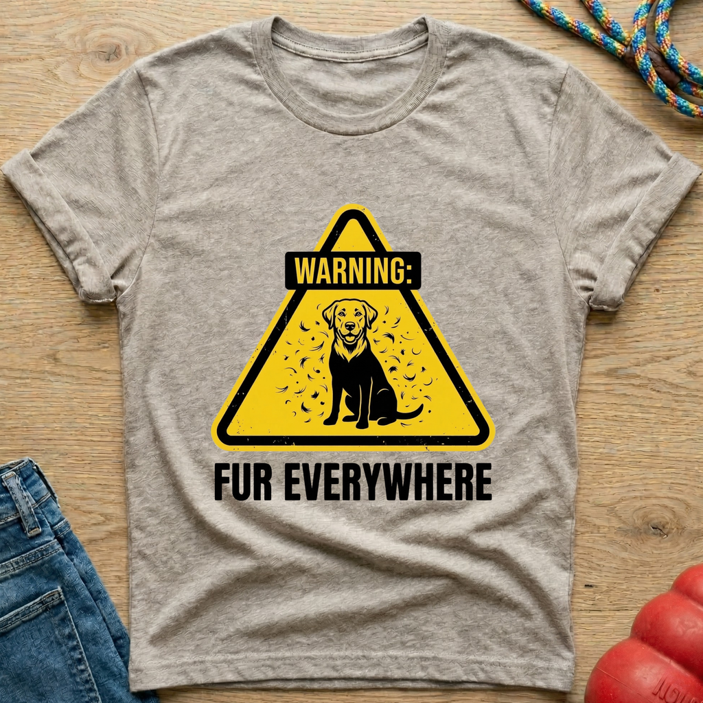 Warning Fur Everywhere T-Shirt
