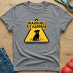 Warning unsupervisedT-Shirt