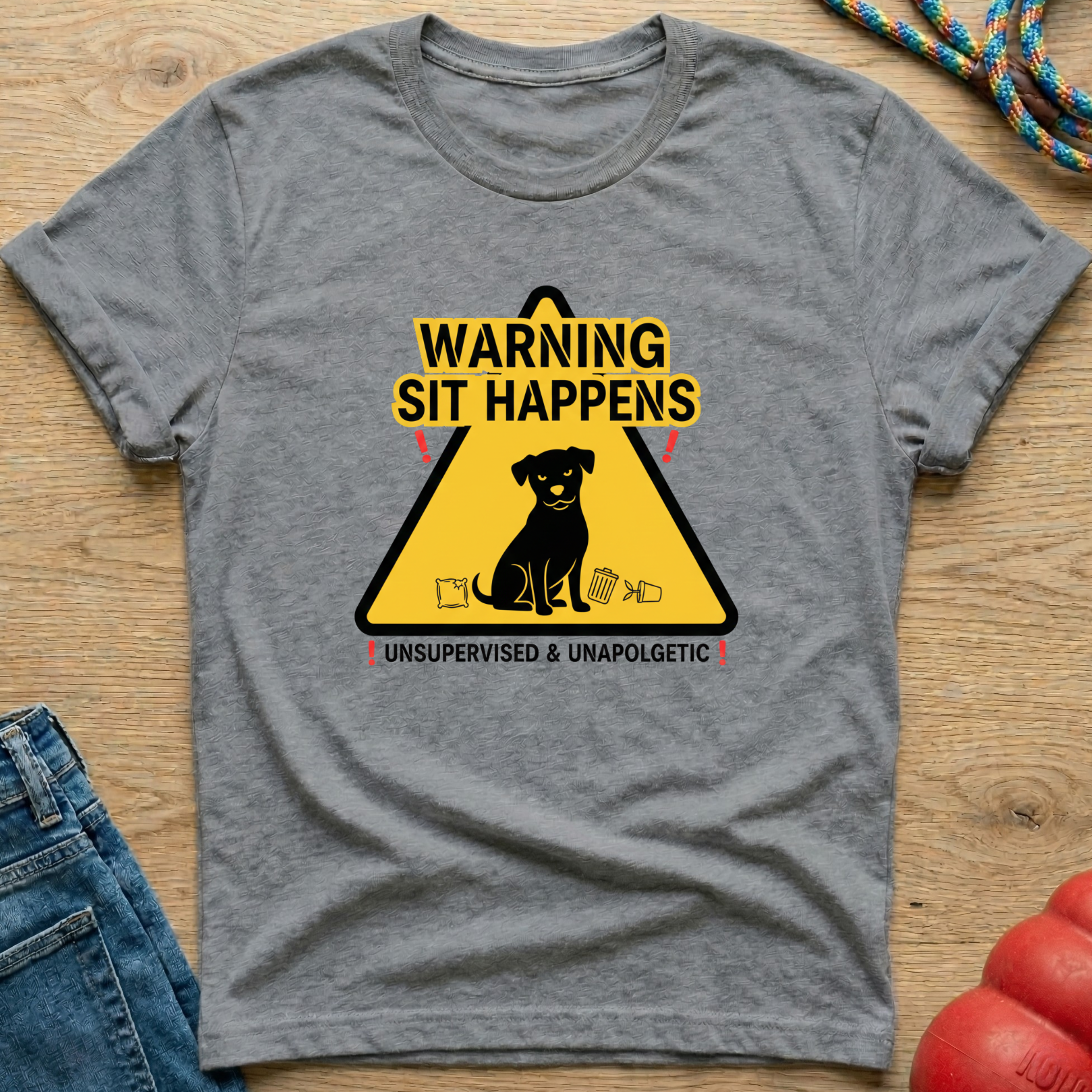 Warning unsupervisedT-Shirt