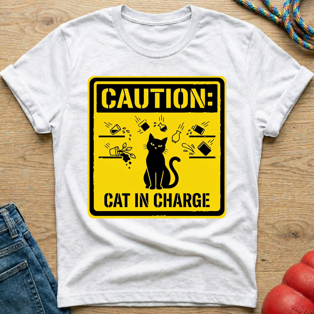 Cat In Charge T-Shirt