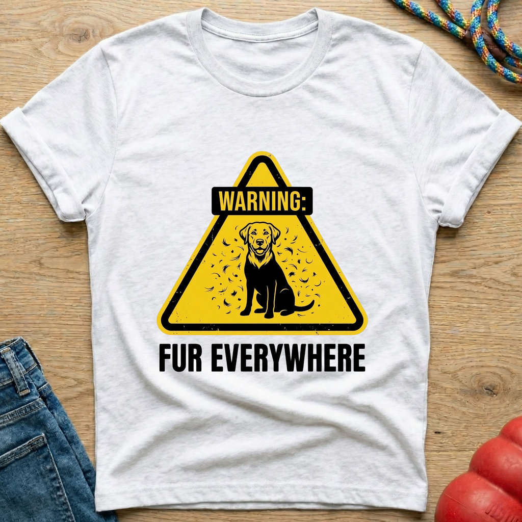 Warning Fur Everywhere T-Shirt