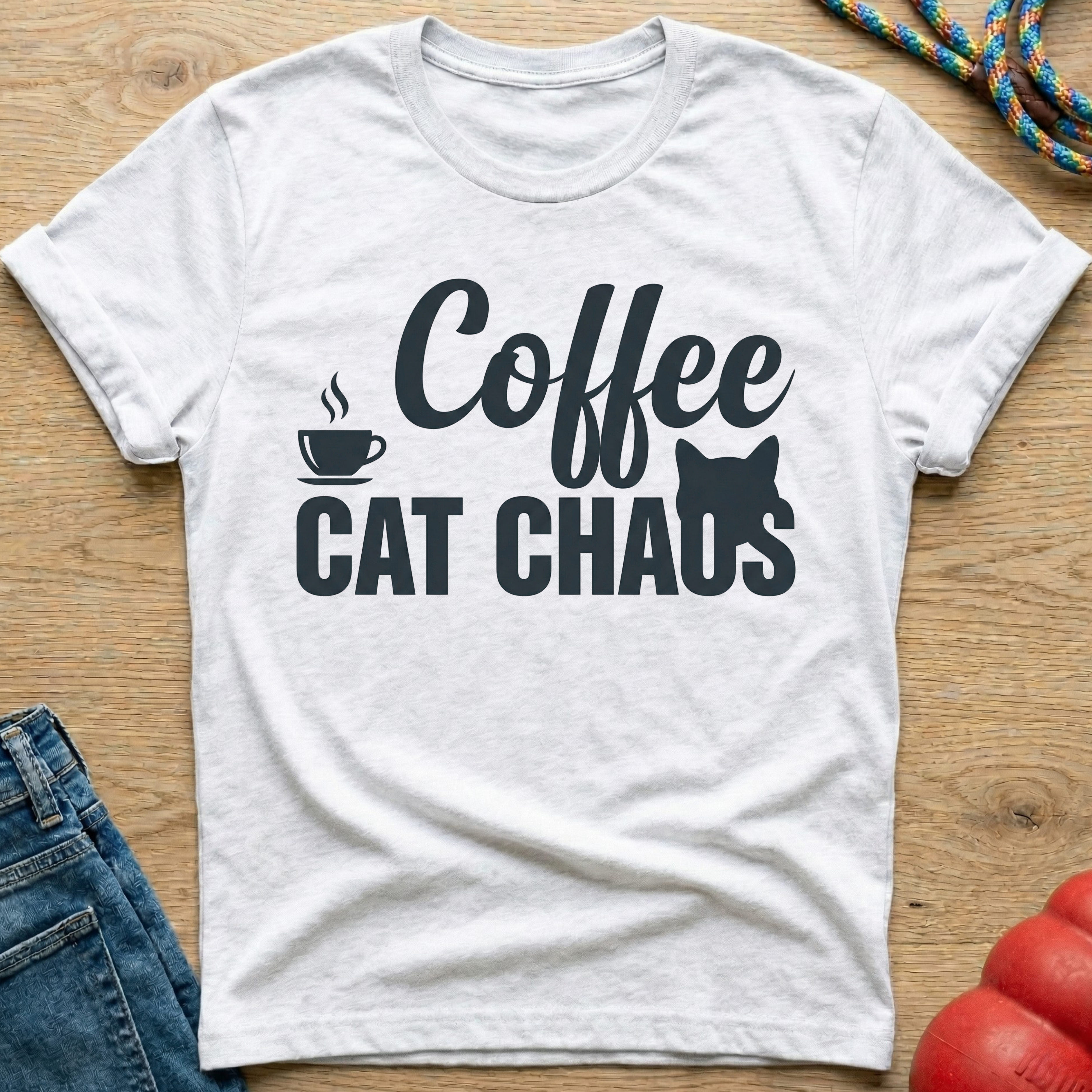 Coffee Cat Chaos T-Shirt