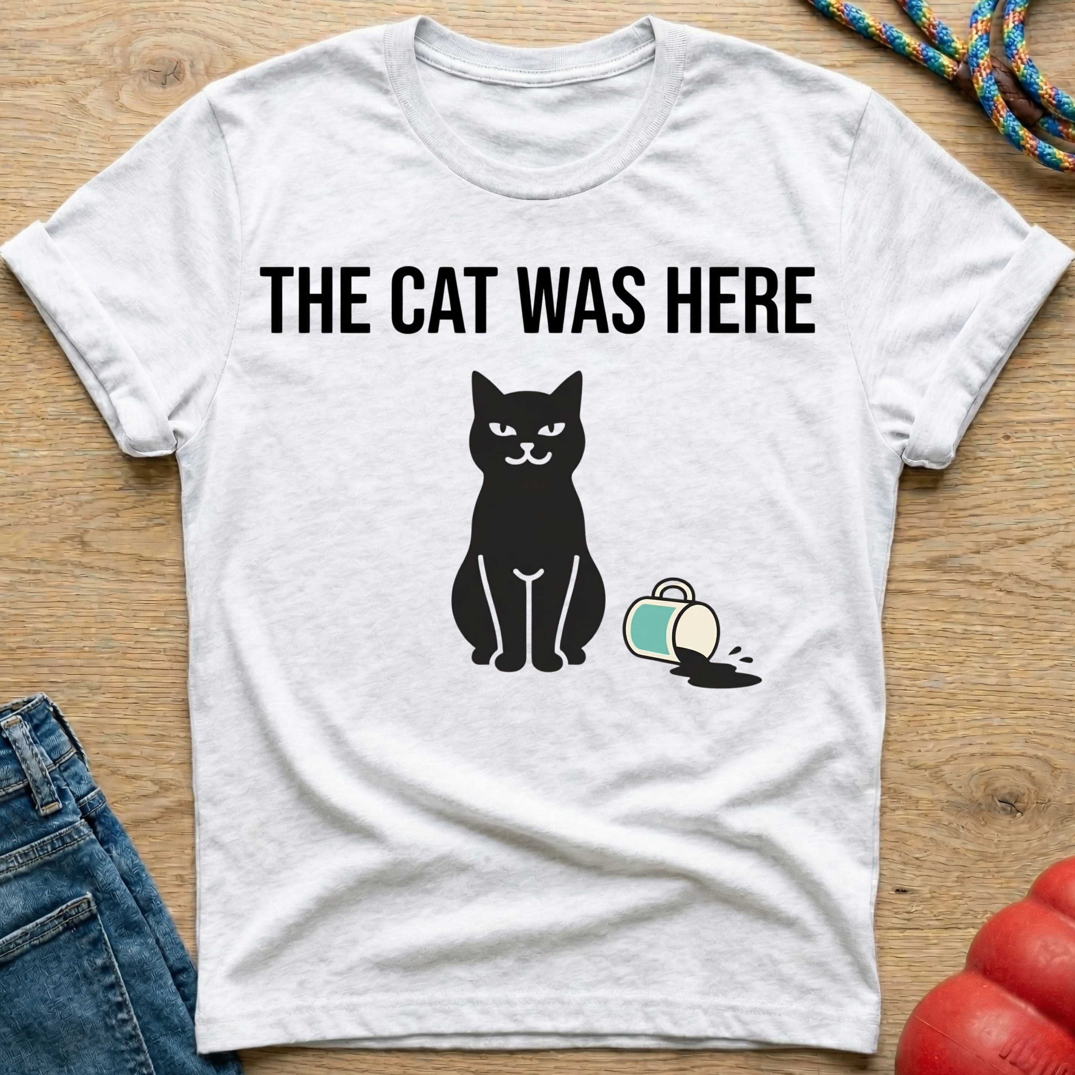 The Cat Was Here T-Shirt